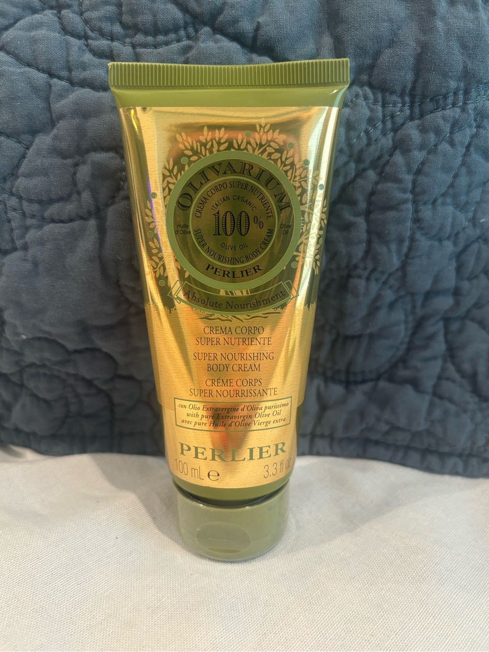 Perlier Olivarium Olive Oil Body Cream 3.3 Oz Super Nourishing Made in Italy NEW - Picture 2 of 4